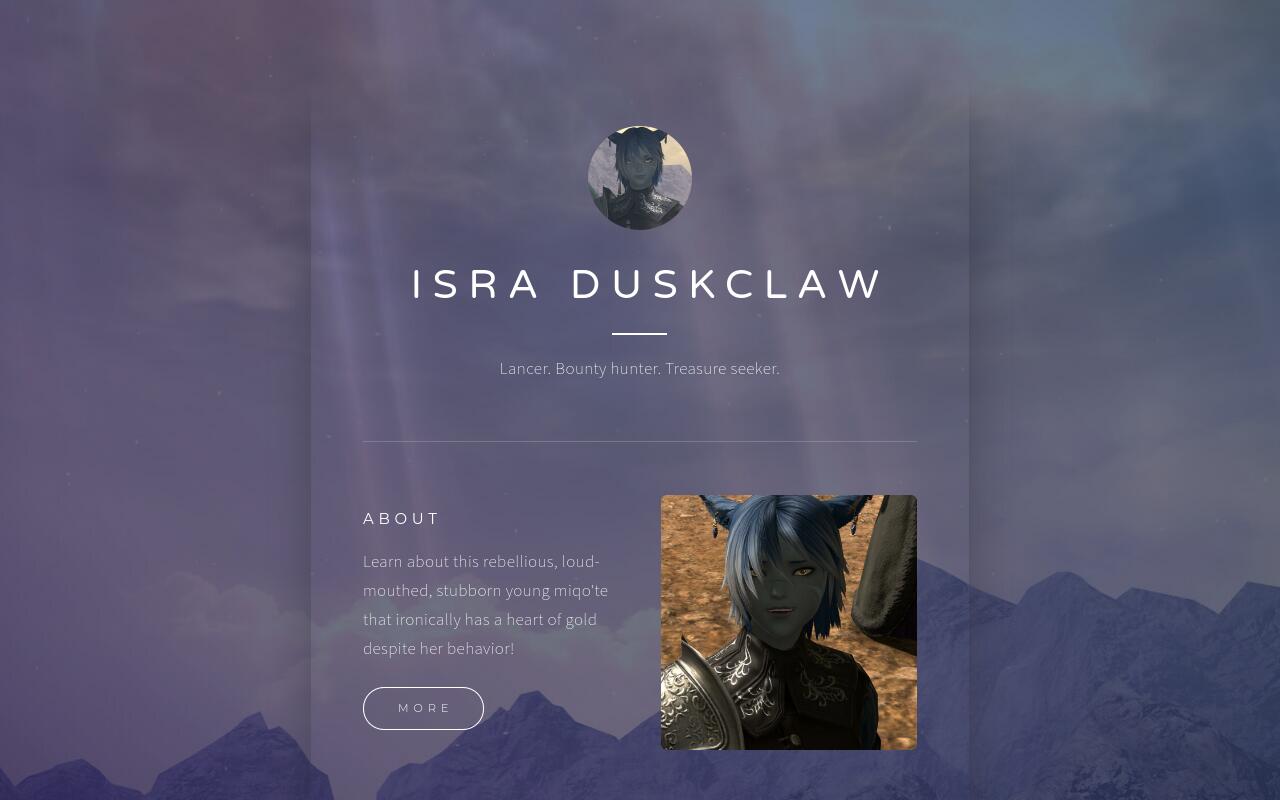 Carrd profile picture for @isra